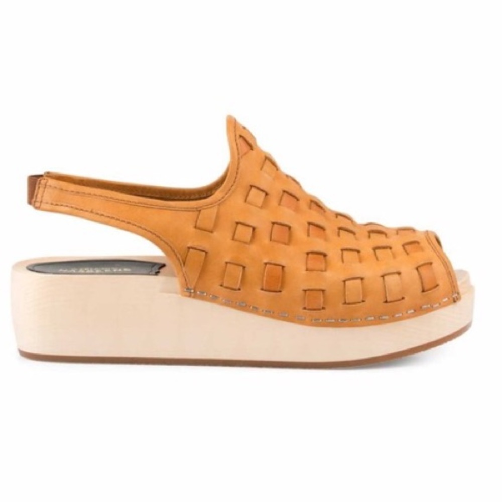 NEW Swedish Hasbeens Arty Slingback in Nature